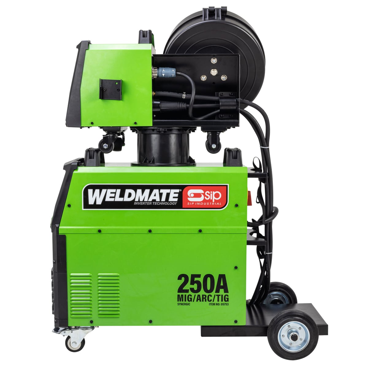 SIP WELDMATE® PRO 250A MIG/ARC/TIG Synergic Inverter Welder with Separate Wire Feed